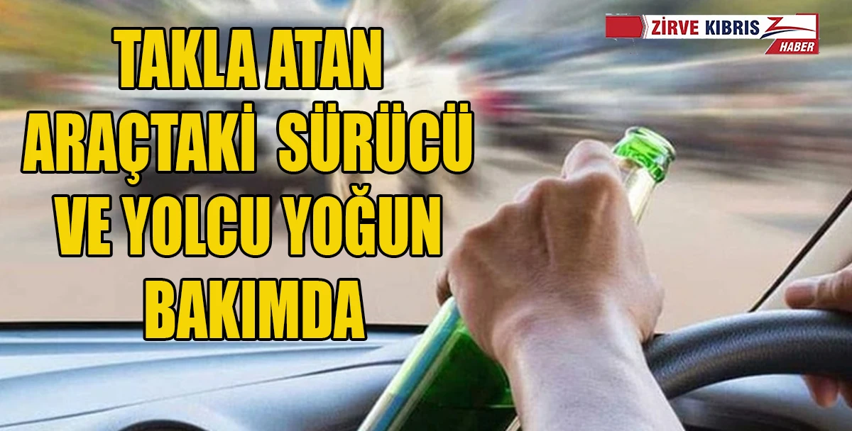 Gazimağusa’da alkollü sürücü dehşeti