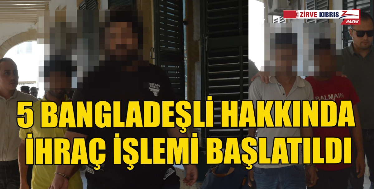 KKTC’de İkamet İzni Olmayan 5 Bangladeşli Tutuklandı