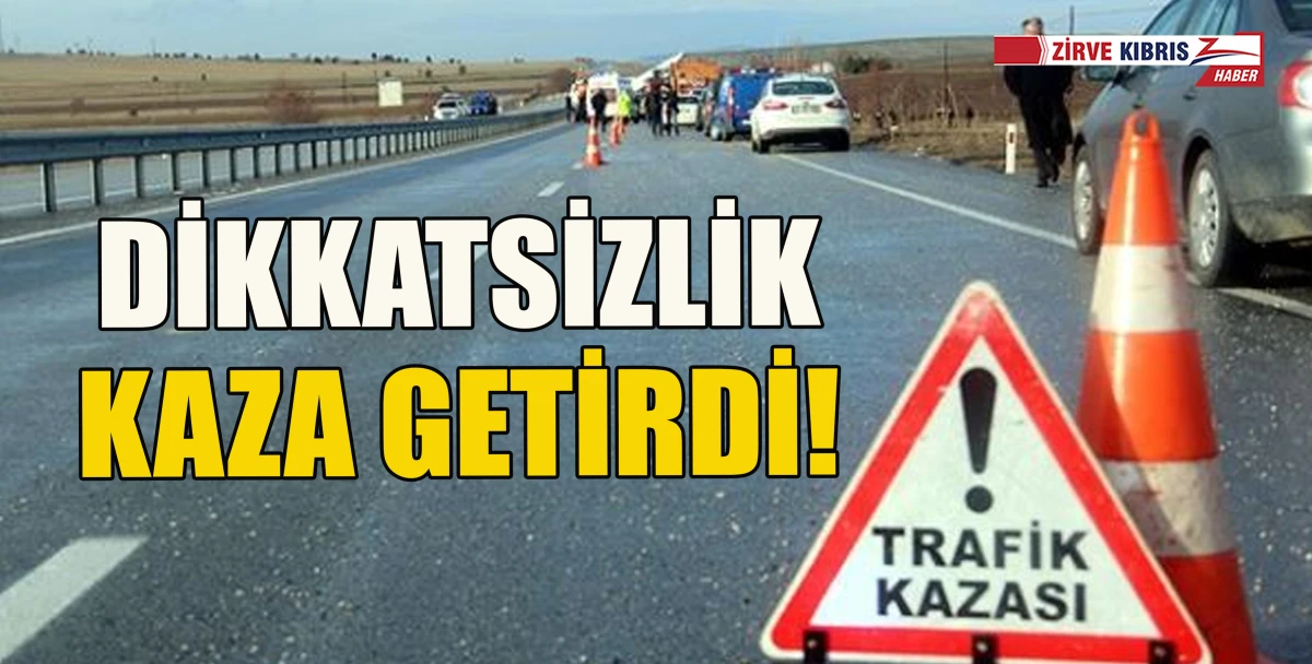 Lefkoşa - Gazimağusa Anayolu’nda Zincirleme Trafik Kazası