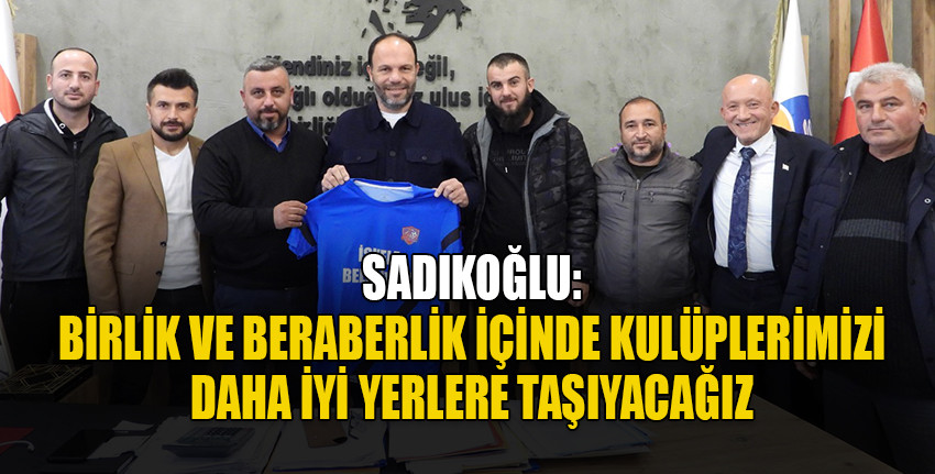 1461 İskele Trabzonspor Kulübü, Başkan Sadıkoğlu'nu ziyaret etti