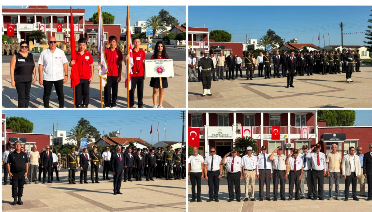 20 Temmuz Barış ve &Ouml;zg&uuml;rl&uuml;k Bayramı dolayısıyla G&uuml;zelyurt&rsquo;ta iki ayrı t&ouml;ren d&uuml;zenlendi