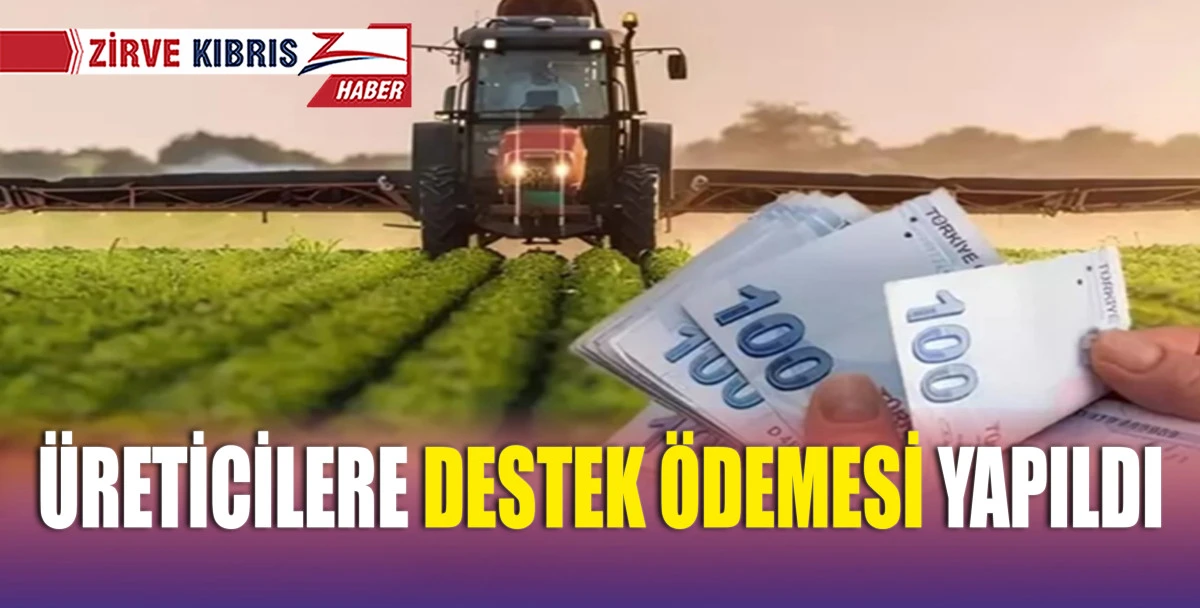 2025 yılı ödeme alamayan üreticilere destek ödemesi yapıldı