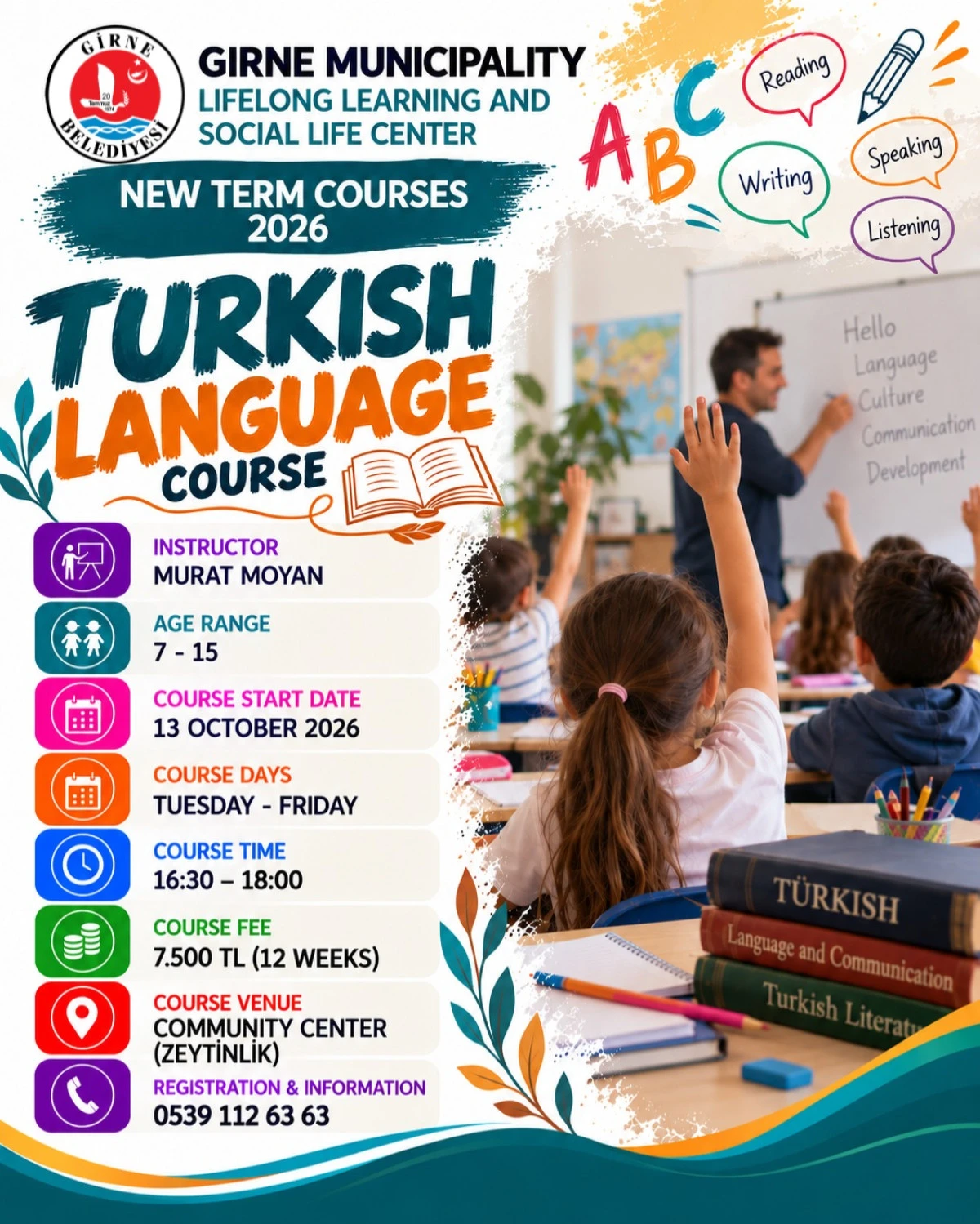 2026 Yeni D&ouml;nem Kurs Kayıtları Başladı!