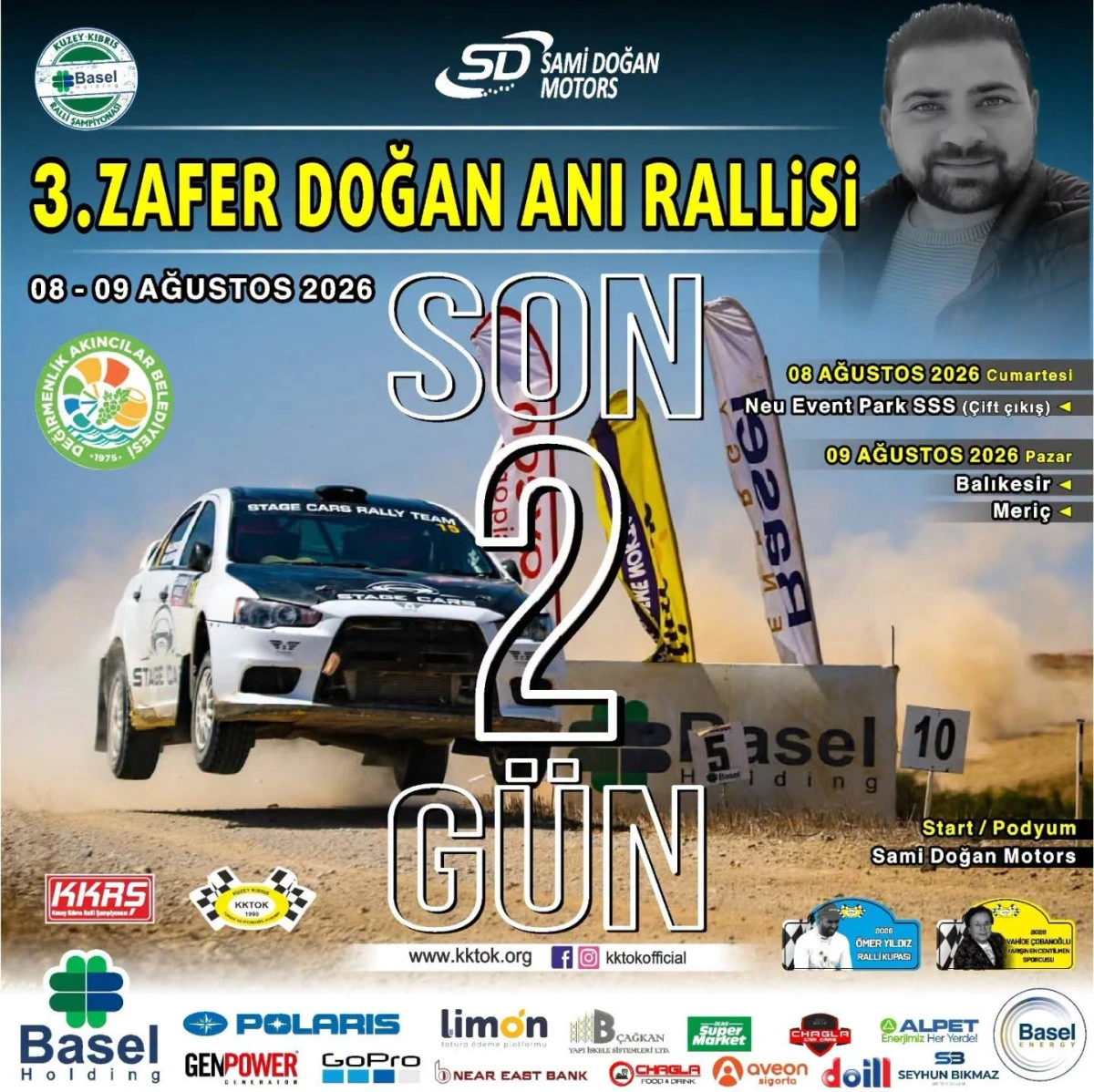 3. Zafer Doğan Anı Rallisi hafta sonu yapılıyor