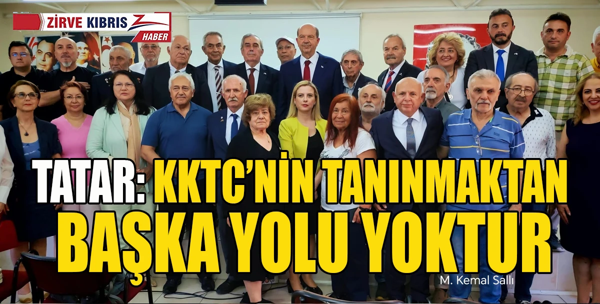 5. Cumhurbaşkanı Tatar, Kıbrıs T&uuml;rk K&uuml;lt&uuml;r Derneği İstanbul Şubesi&rsquo;ni ziyaret etti