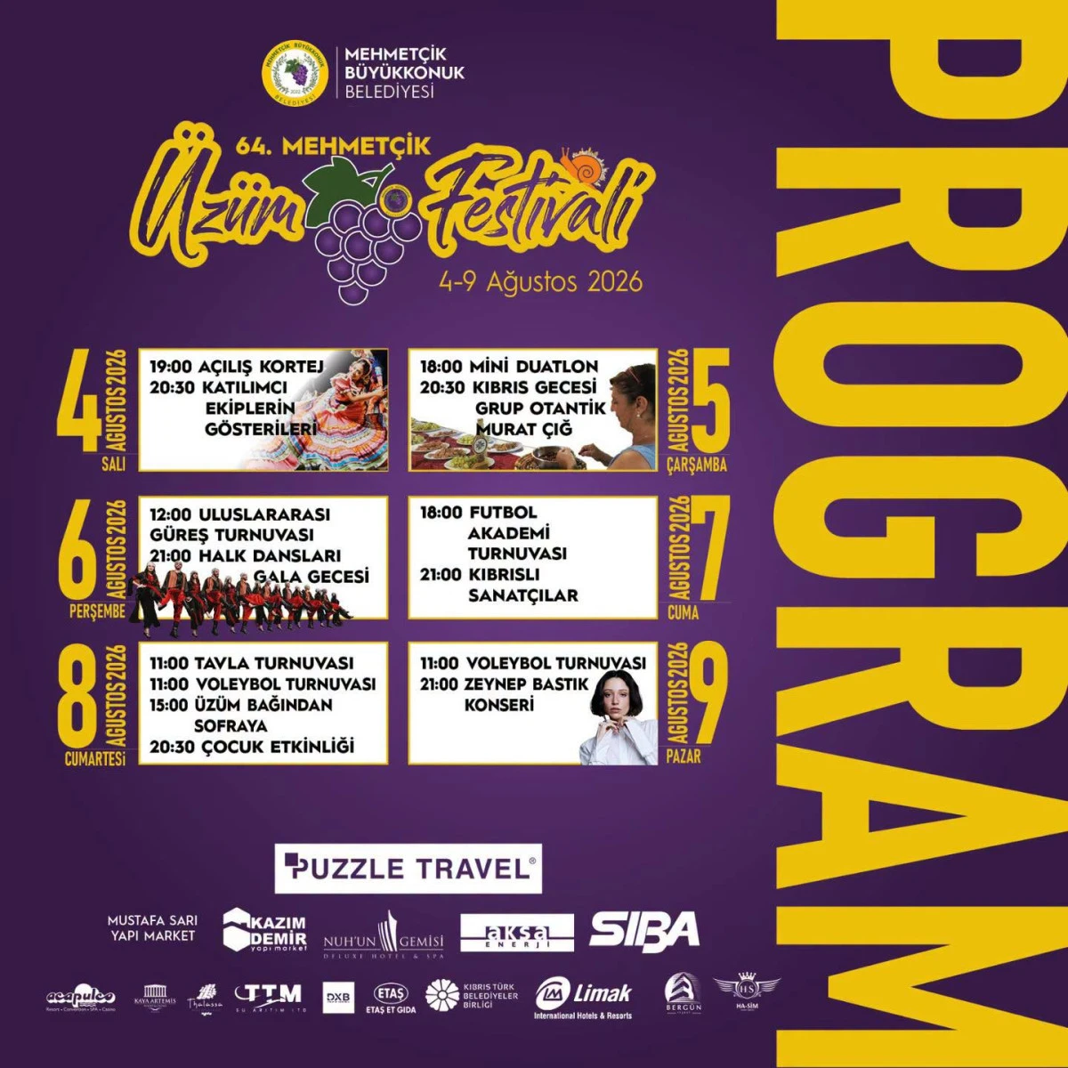 64. Geleneksel Mehmet&ccedil;ik &Uuml;z&uuml;m Festivali Yarın Kapılarını A&ccedil;ıyor