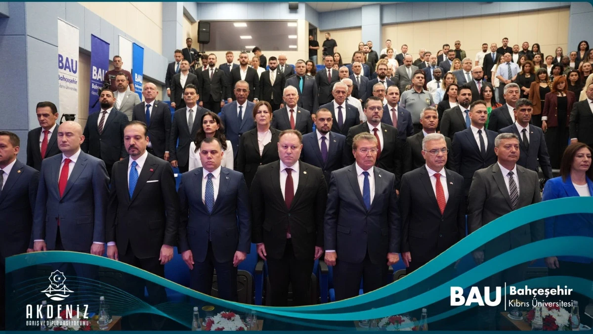 "Akdeniz Barış ve Diplomasi Forumu&rdquo; Bah&ccedil;eşehir Kıbrıs &Uuml;niversitesi ev sahipliğinde başladı