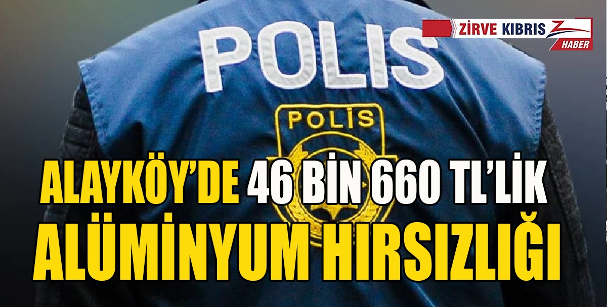 Alayk&ouml;y&rsquo;de şirkete ait al&uuml;minyumları satan &ccedil;alışan tutuklandı