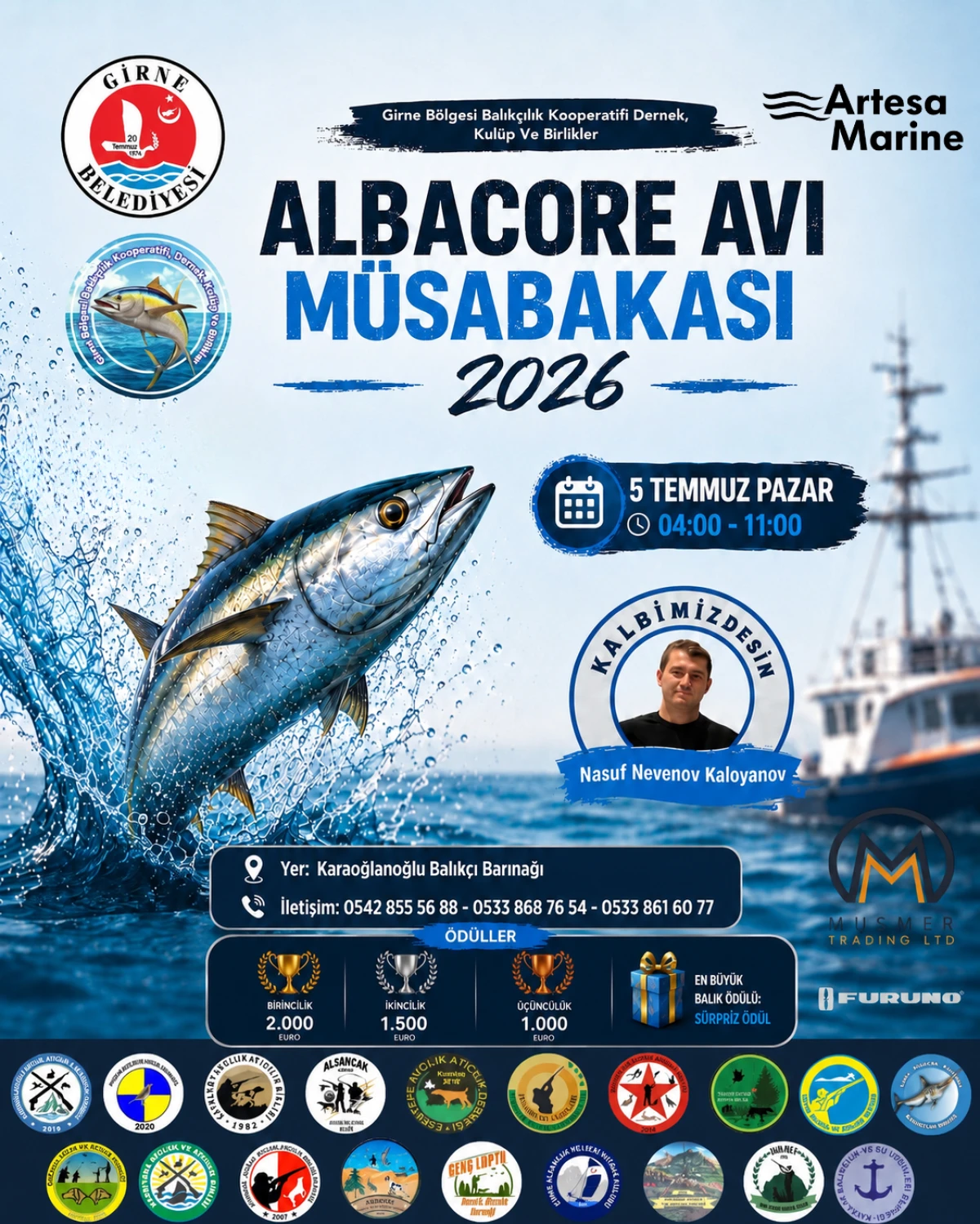 Albacore Avı M&uuml;sabakası 2026 İ&ccedil;in Geri Sayım Başladı!