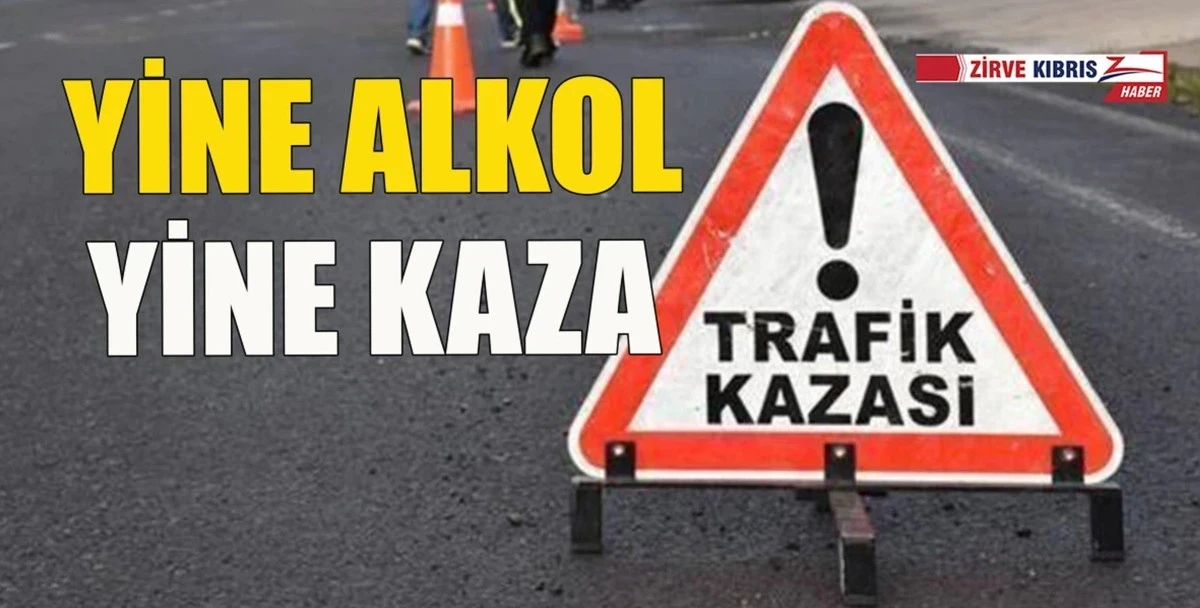 Alkoll&uuml; s&uuml;r&uuml;c&uuml;lerin karıştığı &uuml;&ccedil; ayrı kazada iki kişi yaralandı