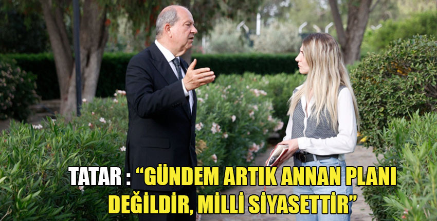 Annan Planı referandumunun 20’nci yılı... Tatar: “Kıbrıs Türkü’ne yapılan büyük bir haksızlıktır”