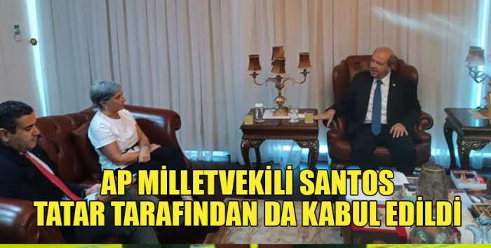  AP Milletvekili Isabel Santos, adadaki temaslarını tamamladı