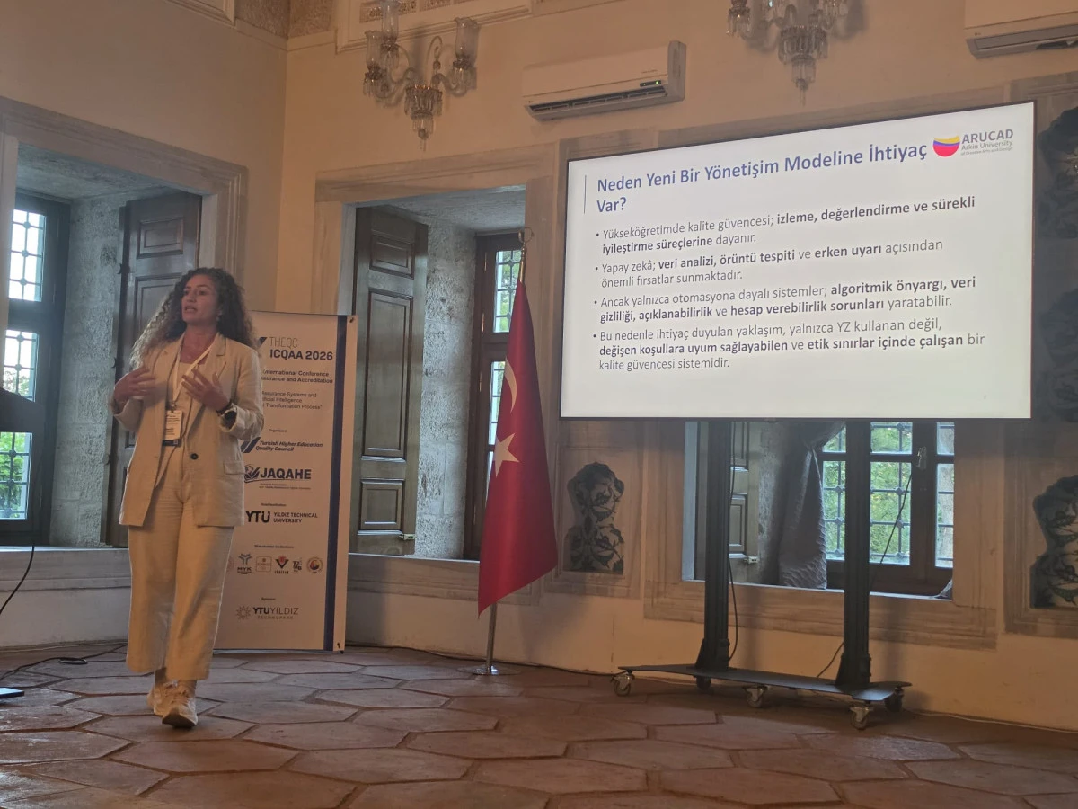 ARUCAD, ICQAA 2026&rsquo;da Yapay Zek&acirc; Y&ouml;netişimi &Uuml;zerine Akademik &Ccedil;alışmasını Sundu