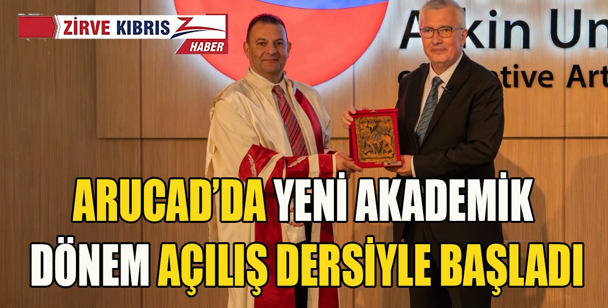 ARUCAD&rsquo;ın 9. Akademik Yılı A&ccedil;ılış Dersini Y&Ouml;KAK Başkanı Prof. Dr. &Uuml;mit Kocabı&ccedil;ak Verdi