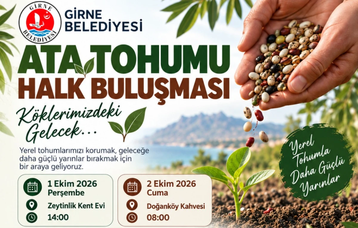 &lsquo;Ata Tohumu Halk Buluşması&rsquo; D&uuml;zenleniyor!