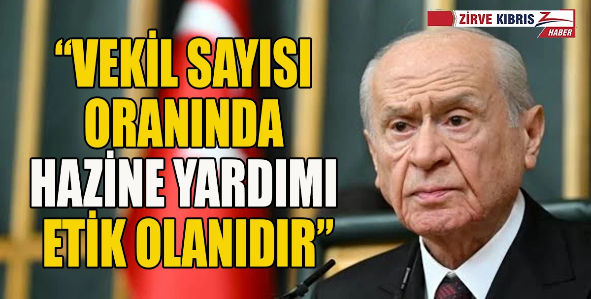 Bah&ccedil;eli'den &Ouml;zel&rsquo;in yeni partisine ilişkin a&ccedil;ıklama