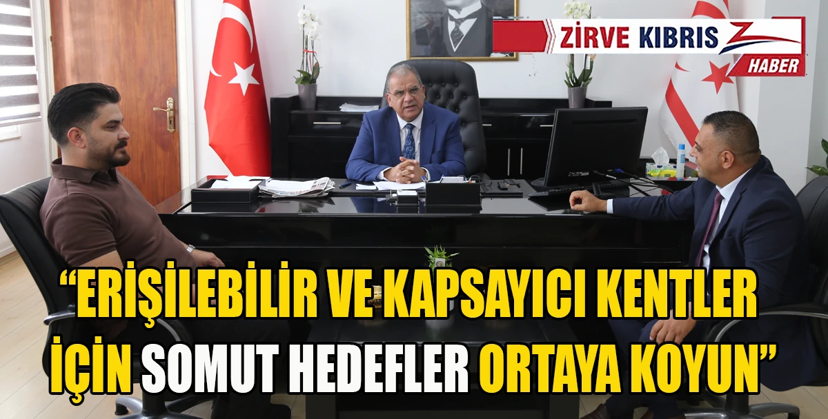 Bakan Sucuoğlu, Gazimağusa Birleşik Taksiciler Birliği heyetini kabul etti