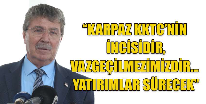 Başbakan Ünal Üstel, Karpaz temasları ve açılışlar sonrası basın toplantısı düzenledi