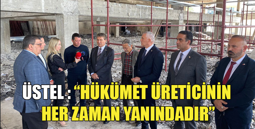  Başbakan Üstel, Işıl Mobilya ve Gürdağ Tuğla Fabrikasını ziyaret etti