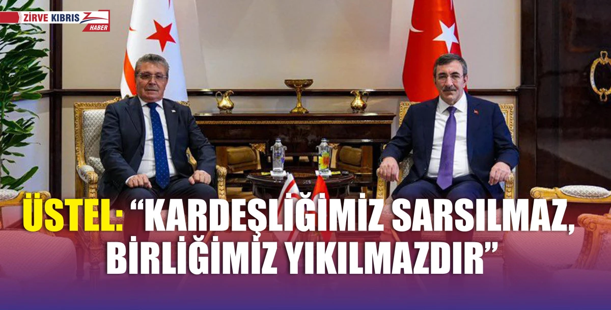  Başbakan Üstel, Türkiye Cumhurbaşkanı Yardımcısı Yılmaz ile görüştü