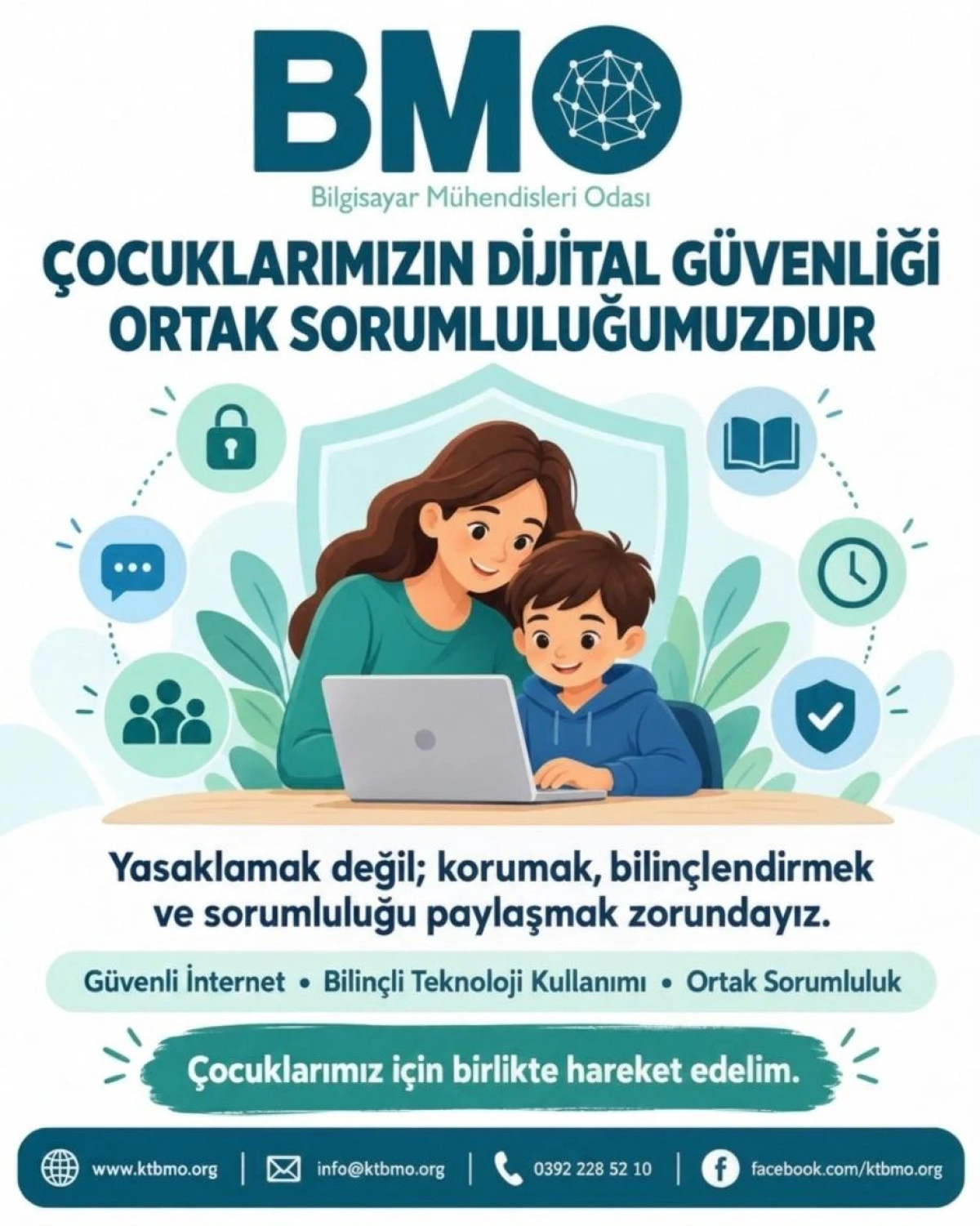 Bilgisayar M&uuml;hendisleri Odası, &ccedil;ocukların dijital g&uuml;venliği i&ccedil;in iş birliği &ccedil;ağrısı yaptı