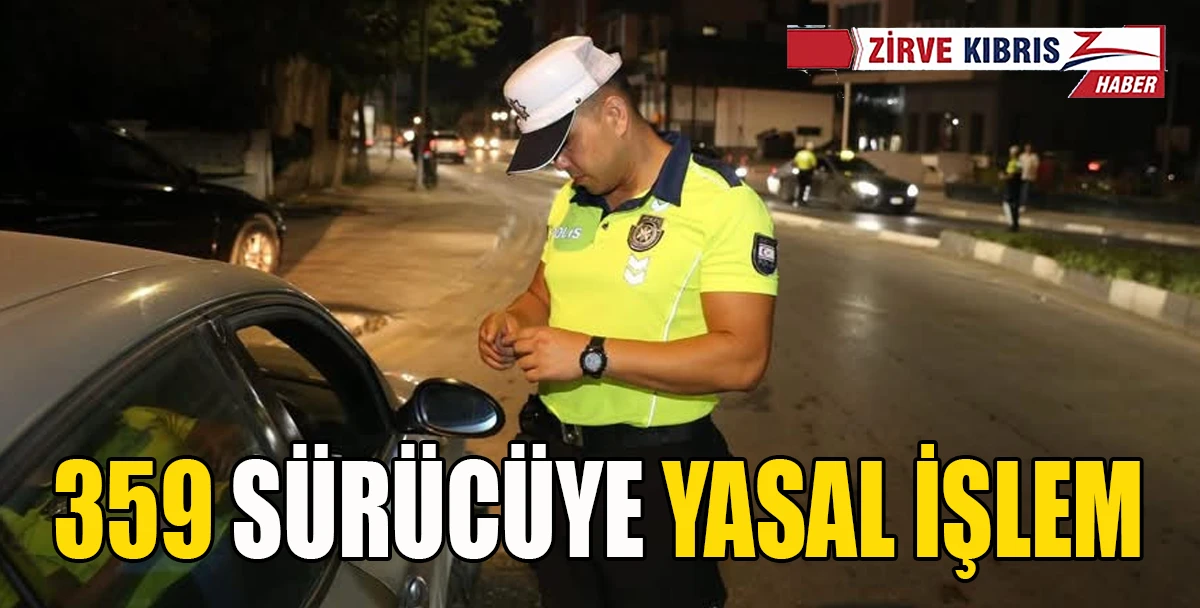 Bir g&uuml;nde 359 s&uuml;r&uuml;c&uuml; rapor edildi, 19 ara&ccedil; trafikten men edildi