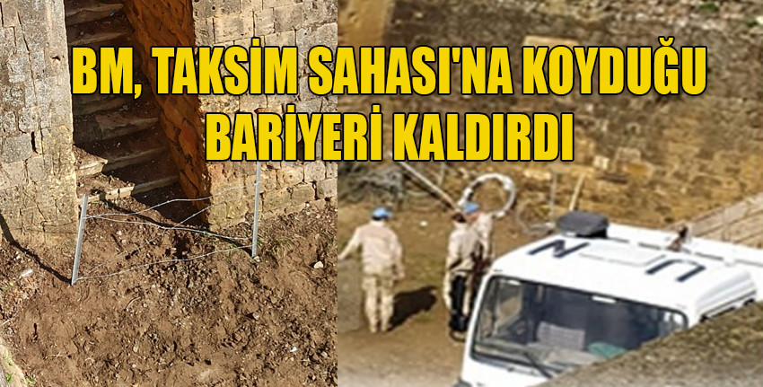 BM geri adım attı! Taksim sahası'ndaki bariyer kaldırıldı, tel çekildi