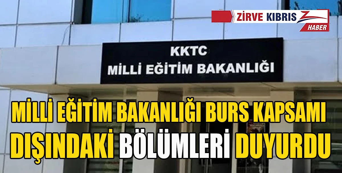 Burs kapsamında yer almayan b&ouml;l&uuml;mlerle lisans&uuml;st&uuml; eğitimde ihtiya&ccedil; alanları a&ccedil;ıklandı