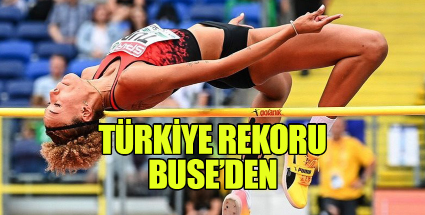 Buse Savaşkan, 1.91 atlayarak 22 yıldır kırılamayan kadınlar yüksek atlama salon Türkiye rekorunun yeni sahibi oldu