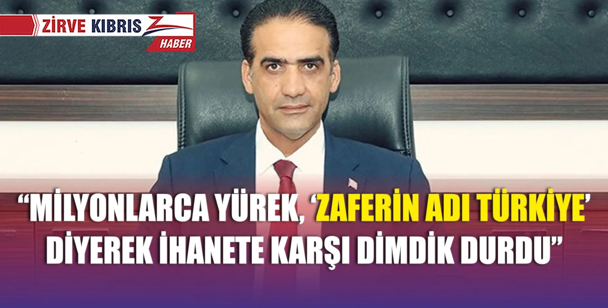 Çalışma ve Sosyal Güvenlik Bakanı Gardiyanoğlu,  15 Temmuz dolayısıyla mesaj yayınladı