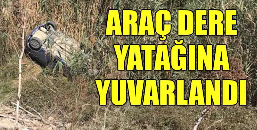   Çamlıbel - Geçitköy Anayolu üzerinde kaza: Araç sürücüsü yaralandı