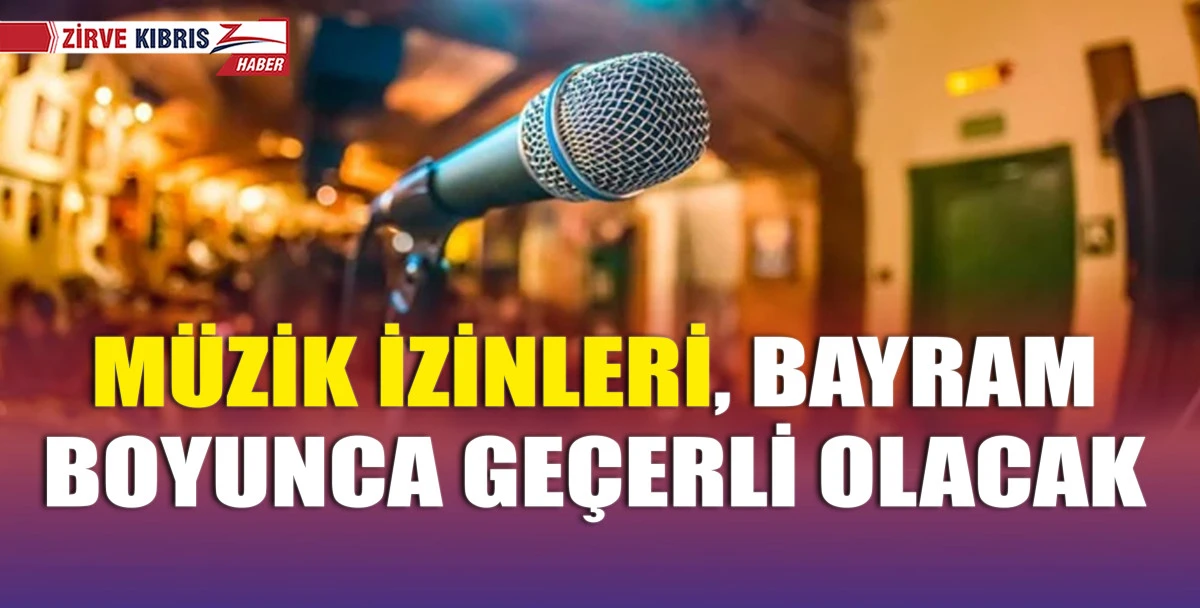 Çevre Koruma Dairesi: Müzik izni olan işletmelerin Kurban Bayramı’nda ek izin almasına gerek yok