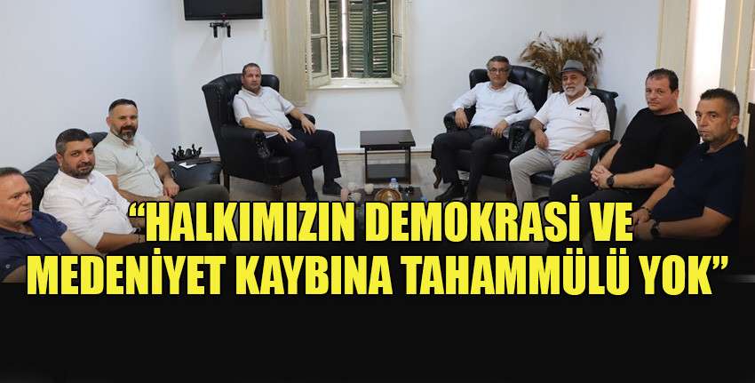 CTP Genel Başkanı Erhürman, medyada örgütlü sendika ve sivil toplum örgütleriyle görüştü