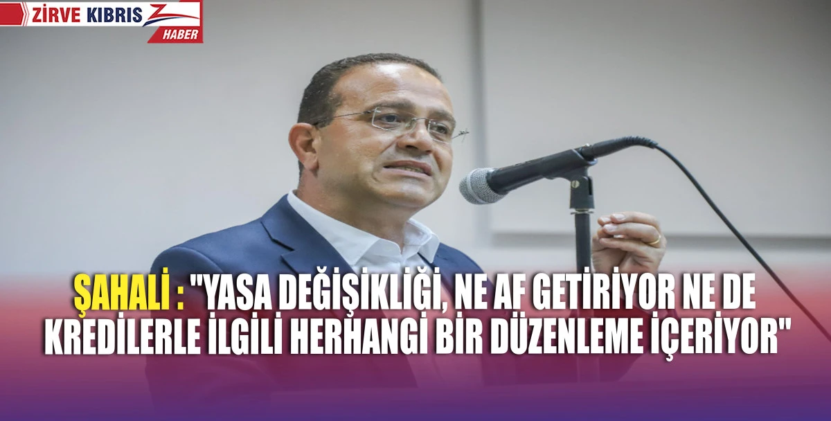 CTP’den Kooperatif Yasa Tasarısı iddialarına yanıt: Af da yok, kredi düzenlemesi de yok