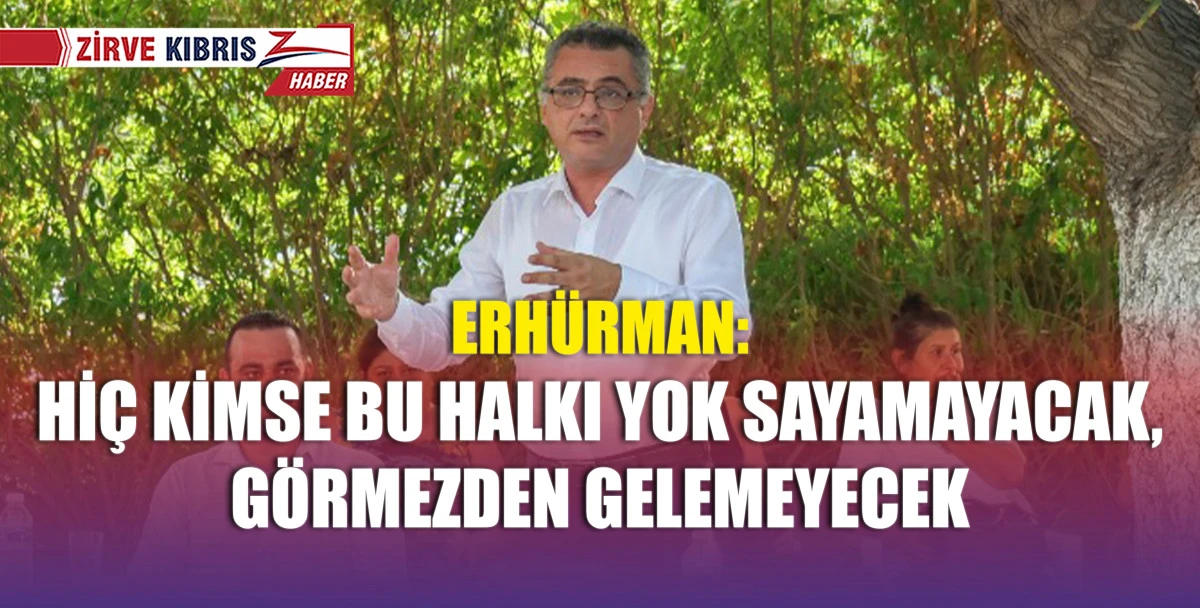 Cumhurbaşkanı adayı Erhürman’a Doğanköy’de yoğun ilgi