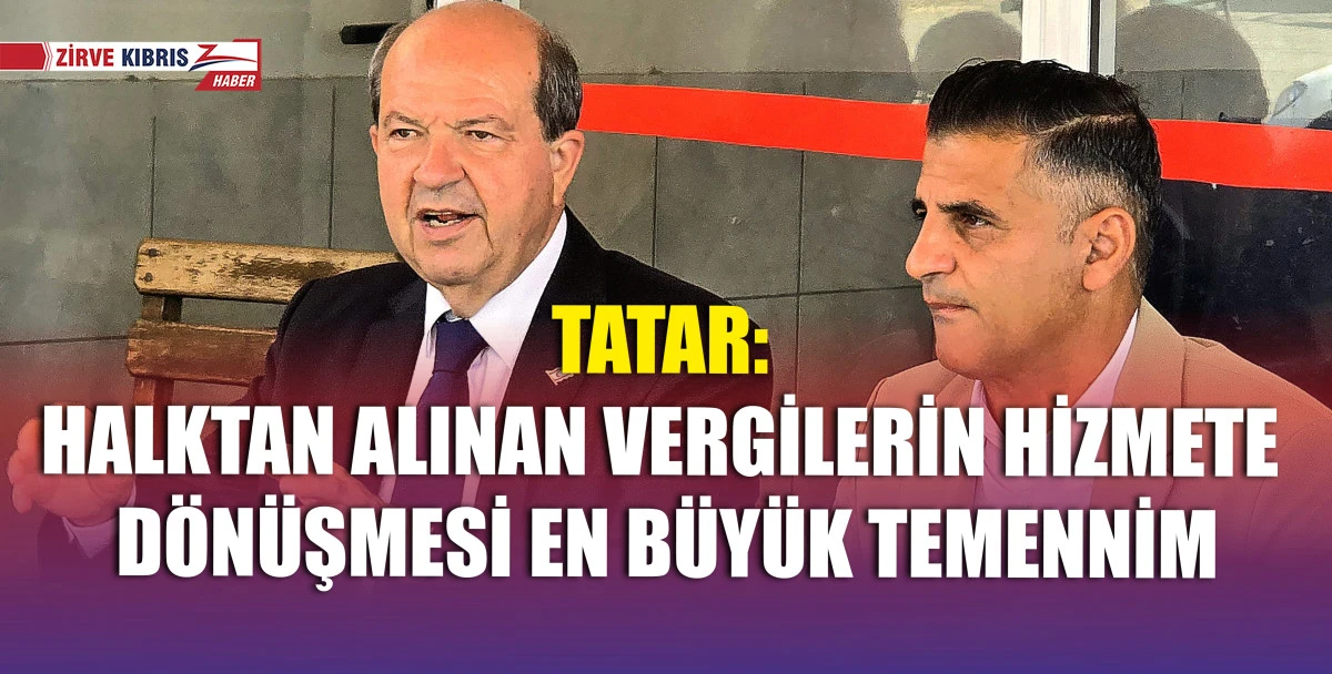 Cumhurbaşkanı Ersin Tatar, Lapta Alsancak Çamlıbel Belediyesi’ni ziyaret etti