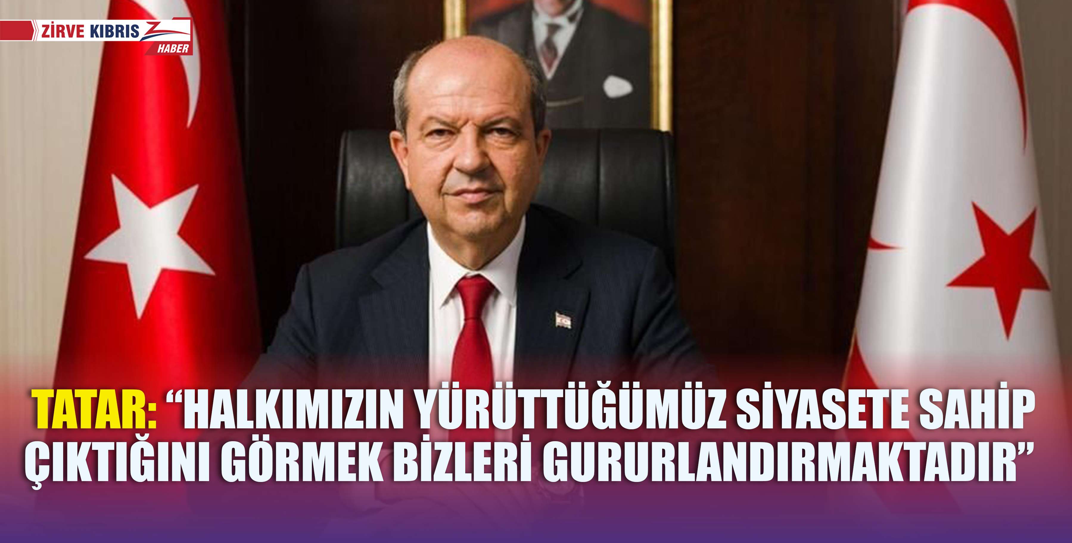Cumhurbaşkanı Ersin Tatar, ülkedeki gelişmeler ve anket sonuçlarını değerlendirdi