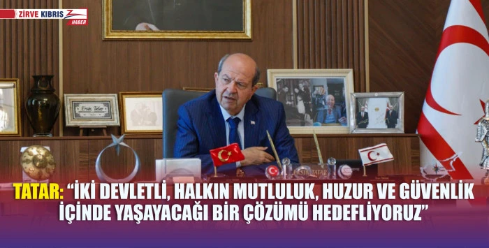 Cumhurbaşkanı Tatar, Azerbaycan haber kanallarından Real TV’nin canlı yayınına konuk oldu