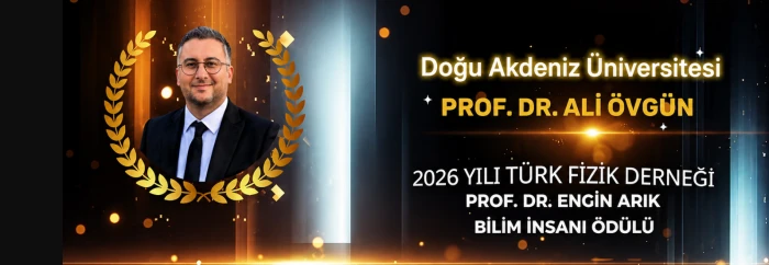 DA&Uuml; &Ouml;ğretim &Uuml;yesi &Ouml;vg&uuml;n, &ldquo;2026 Yılı Prof. Dr. Engin Arık Bilim İnsanı &Ouml;d&uuml;l&uuml;&rdquo;n&uuml; aldı