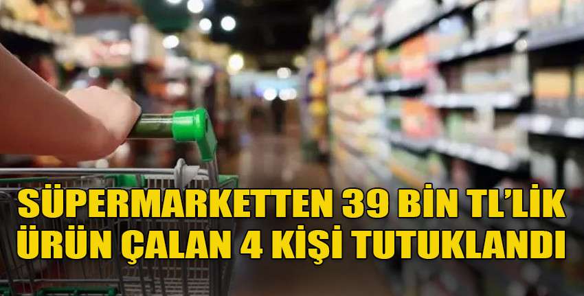 Demirhan'da süpermarkette hırsızlık