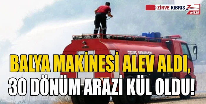  Derinya&rsquo;da arazi yangını