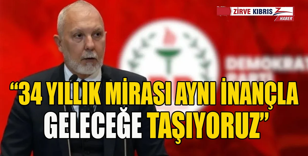 DP, 34&rsquo;&uuml;nc&uuml; kuruluş yıl d&ouml;n&uuml;m&uuml; dolayısıyla onur gecesi d&uuml;zenleyecek