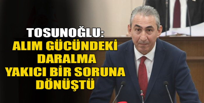 DP Milletvekili Tosunoğlu: Ekonomik sorunları çözmek için kişisel ihtirastan uzak durulmalı