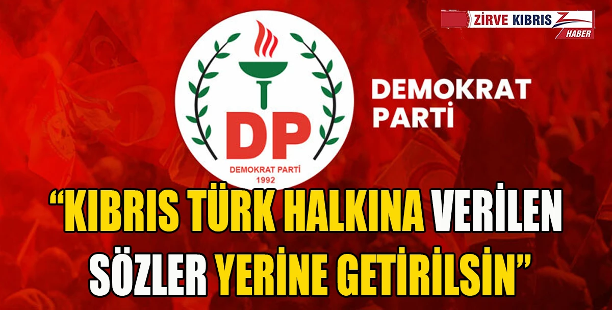 DP'den Uluslararası Topluma &Ccedil;ağrı