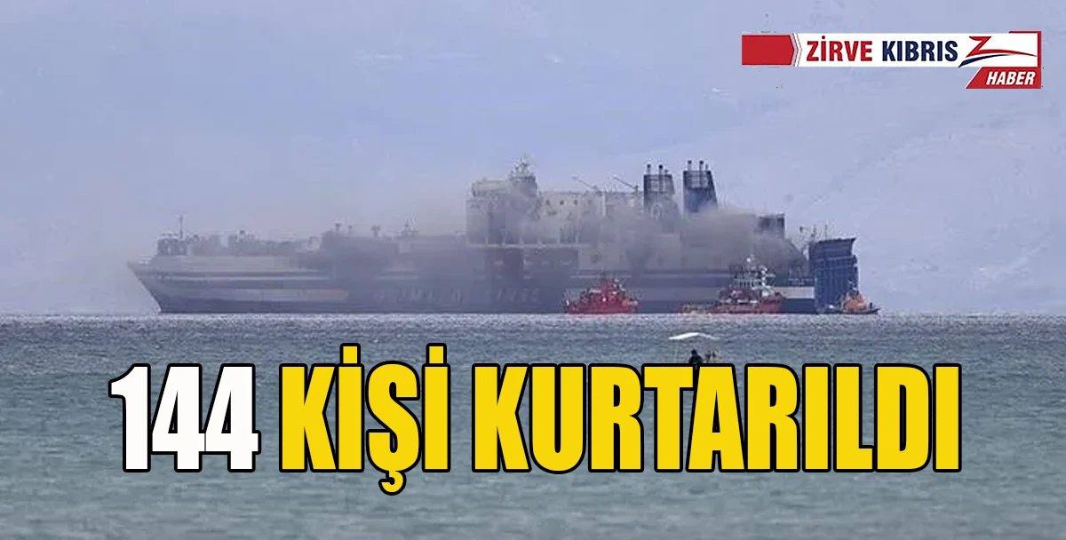  Endonezya'da feribotta yangın
