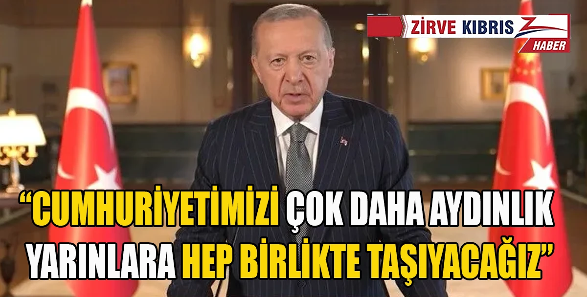 Erdoğan&rsquo;dan 29 Ekim mesajı: T&uuml;rkiye bug&uuml;n d&uuml;nden daha g&uuml;&ccedil;l&uuml;
