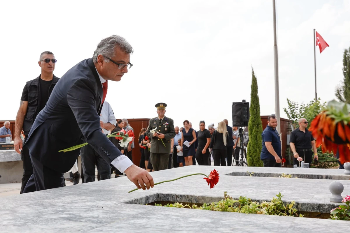 Erh&uuml;rman: Şehitlerimiz Kıbrıs T&uuml;rk Halkının &Ouml;dediği Bedelin G&ouml;stergesidir