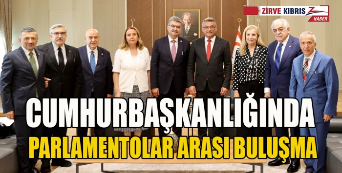 Erh&uuml;rman, T&uuml;rkiye-KKTC Parlamentolar Arası Dostluk Grubu&rsquo;nu Kabul Etti