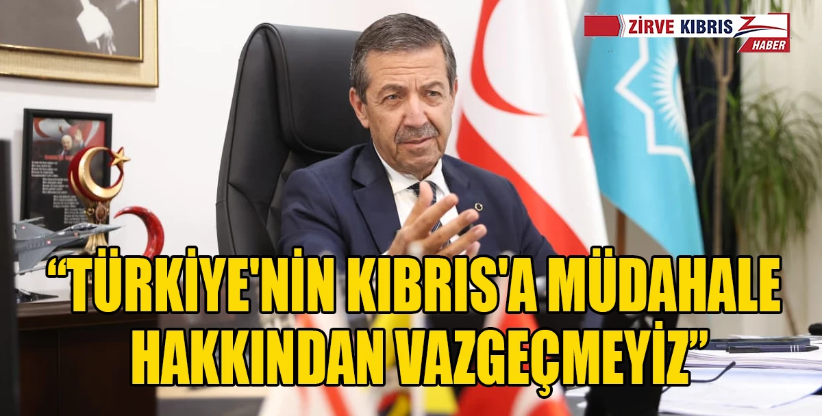 Ertuğruloğlu: Kıbrıs Barış Harek&acirc;tı Sorunun Başlangıcı Değil, &Ccedil;&ouml;z&uuml;m&uuml;d&uuml;r