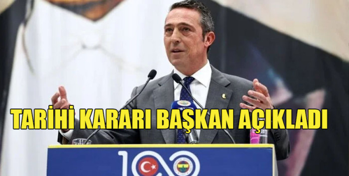 Fenerbahçe'de tarihi karar! 
